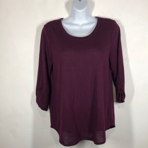 Apt 9 purple top size medium petite